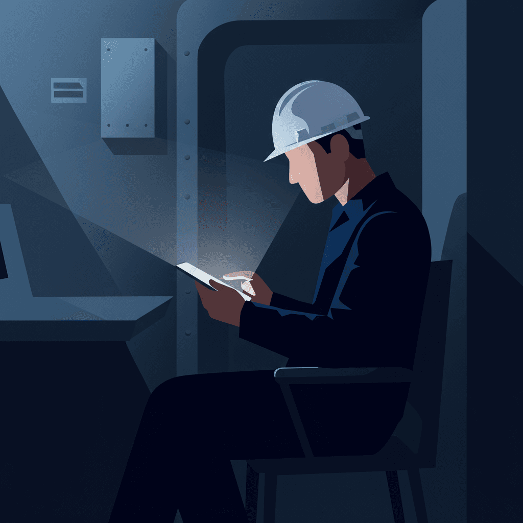 Crew reports via the app